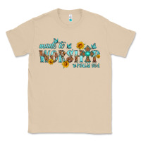 Mushroom made to worship with sunflowers Classic Tee - HRA Design Shop