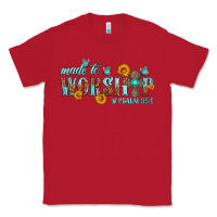 Red made to worship with sunflowers Classic Tee - HRA Design Shop