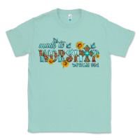 Seafoam made to worship with sunflowers Classic Tee - HRA Design Shop
