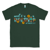 Sports Green made to worship with sunflowers Classic Tee - HRA Design Shop