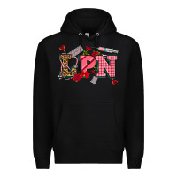 Black valentinesday lpn Premium Hoodie - NancyCooperArtShop