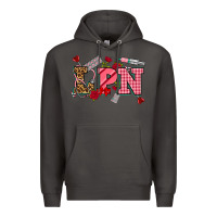 Smoke valentinesday lpn Premium Hoodie - NancyCooperArtShop