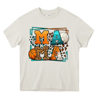 Cream Basketball and Volleyball mama Mother's Day Heavy Core Tee - LillyAllenDesigns