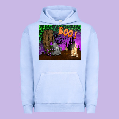 Boo Mousepad Urban Hoodie Designed By Bundleandbundleshop
