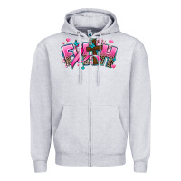 Cancer Faith Cross Zipper Hoodie | Teevron