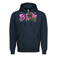 Navy cancer faith cross Zipper Hoodie - AdoDesignShop