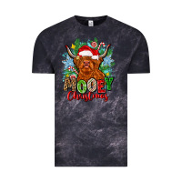 Cloud Black mooey christmas Vintage Tee - Zillion Design Studio