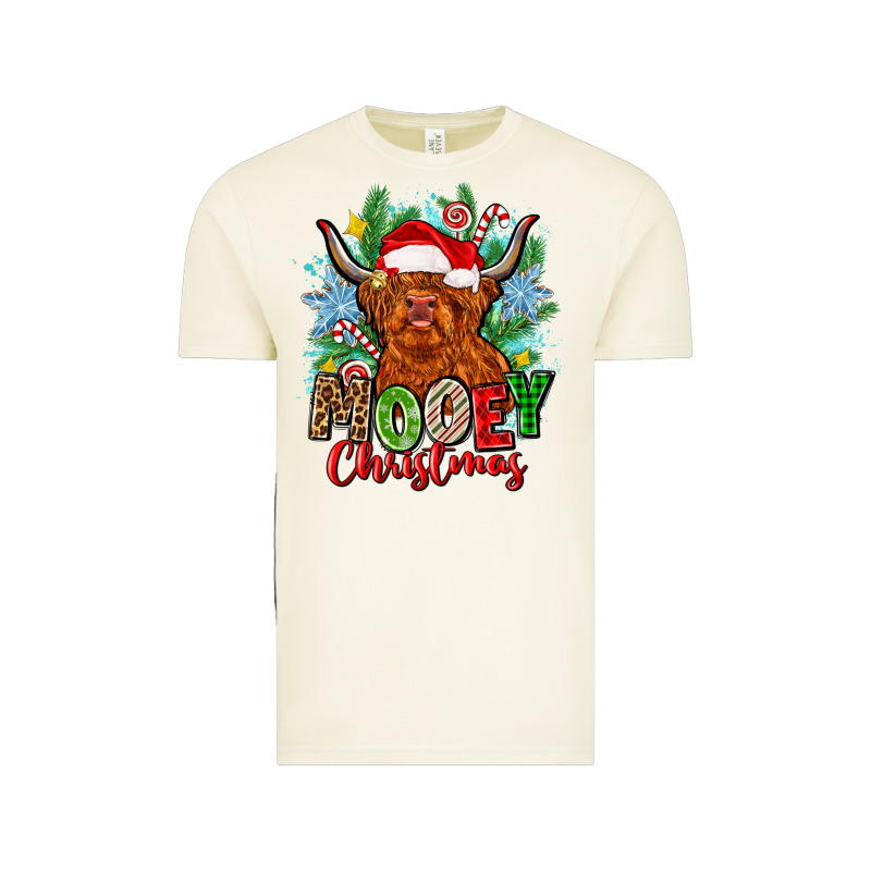 Mooey Christmas Vintage Tee by Zillion Design Studio | Teevron