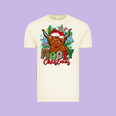 Mooey Christmas Vintage Tee Designed By Zillion Design Studio