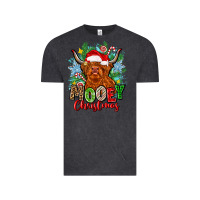 Vintage Black mooey christmas Vintage Tee - Zillion Design Studio