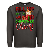 Smoke fill up your cup with christmas cheer Premium Sweatshirt - Jasminsmagicworld