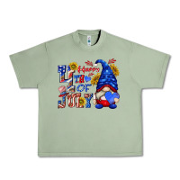 Oil Green happy 4 th of july Urban Heavy Tee - texasbilliewilder