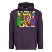 Plum beads & beer that's why i'm here Heavyweight Hoodie - Artiststas