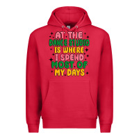 Cardinal at the dance studio is where i spend  most of my d Premium Hoodie - MaliasSmallBusiness