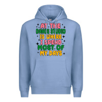 Colony Blue at the dance studio is where i spend  most of my d Premium Hoodie - MaliasSmallBusiness