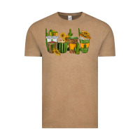 Vintage Coffee cactus coffee cups Vintage Tee - texasbilliewilder