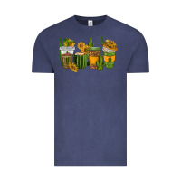 Vintage Denim cactus coffee cups Vintage Tee - texasbilliewilder