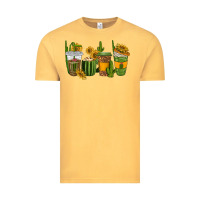 Cactus Coffee Cups Vintage Tee | Teevron