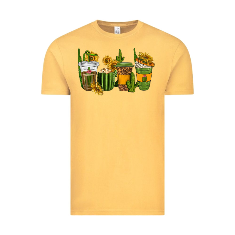 Cactus Coffee Cups Vintage Tee by texasbilliewilder | Teevron