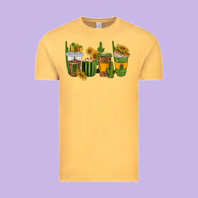 Vintage Tee cactus coffee cups