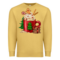 Antique Gold Christmas coffee Premium Sweatshirt - Jasminsmagicworld