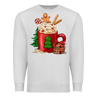 Dove Grey Christmas coffee Premium Sweatshirt - Jasminsmagicworld