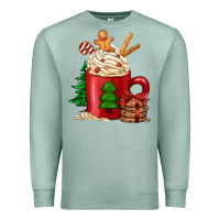 Seafoam Christmas coffee Premium Sweatshirt - Jasminsmagicworld