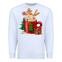 White Christmas coffee Premium Sweatshirt - Jasminsmagicworld