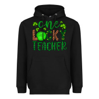 Black one lucky teacher Heavyweight Hoodie - Artiststas