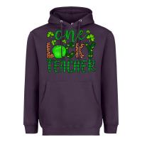 Plum one lucky teacher Heavyweight Hoodie - Artiststas