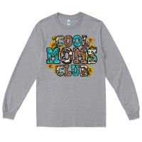 Heather Grey cool moms club Long Sleeve Tee - Zillion Design Studio