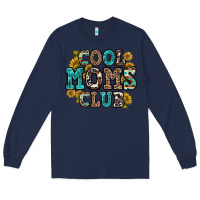Navy cool moms club Long Sleeve Tee - Zillion Design Studio