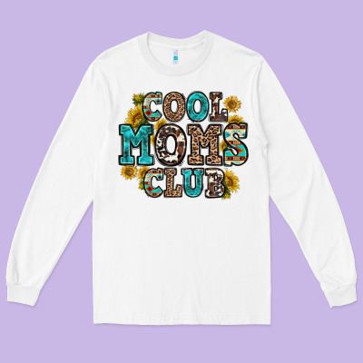 Cool Moms Club Long Sleeve Tee Designed By Zillion Design Studio