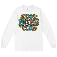 White cool moms club Long Sleeve Tee - Zillion Design Studio
