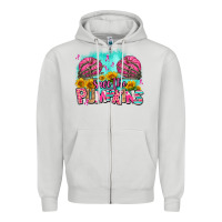 Dove Grey save the pumpkins Zipper Hoodie - AdoDesignShop