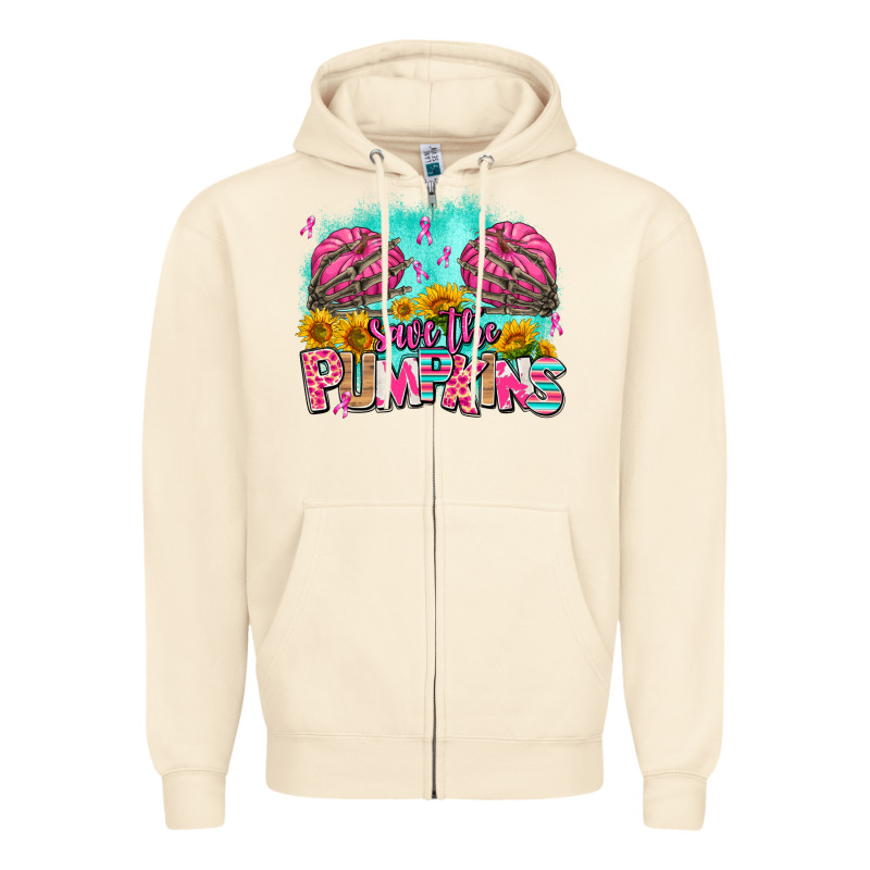 Save The Pumpkins Zipper Hoodie by AdoDesignShop | Teevron
