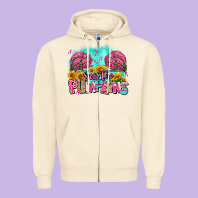 Save The Pumpkins Zipper Hoodie Designed By Adodesignshop