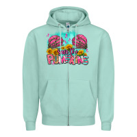 Seafoam save the pumpkins Zipper Hoodie - AdoDesignShop