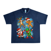 Navy dabbing christmas Urban Heavy Tee - Zillion Design Studio
