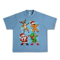Pebble Blue dabbing christmas Urban Heavy Tee - Zillion Design Studio