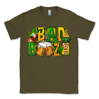 Army Green bad boozy st patricks Classic Tee - FaDigitalArtStudio