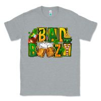 Heather Grey bad boozy st patricks Classic Tee - FaDigitalArtStudio