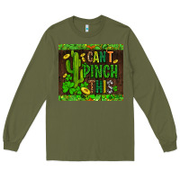 Army Green shamrock bomb cant pinch this Long Sleeve Tee - AdoDesignShop