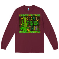 Burgundy shamrock bomb cant pinch this Long Sleeve Tee - AdoDesignShop