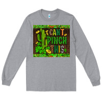 Heather Grey shamrock bomb cant pinch this Long Sleeve Tee - AdoDesignShop