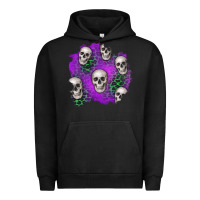 Pigment Black halloween patch 2 Urban Hoodie - BundleAndBundleShop