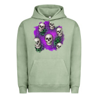 Pigment Oil Green halloween patch 2 Urban Hoodie - BundleAndBundleShop