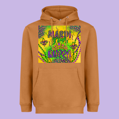 Mardi Gras Queen Heavyweight Hoodie Designed By Artiststas