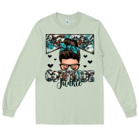 Matcha cowhide junkie messy bun Long Sleeve Tee - Zillion Design Studio