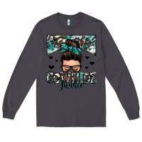 Smoke cowhide junkie messy bun Long Sleeve Tee - Zillion Design Studio